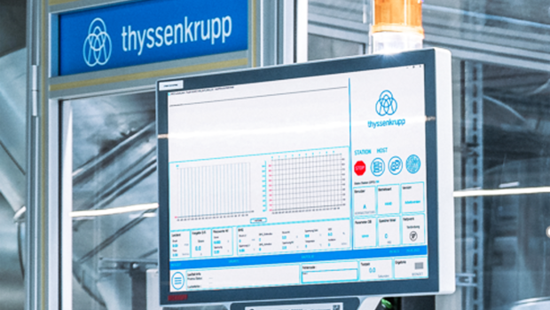  Screen with test software